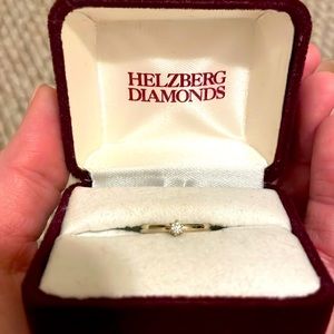 Helzberg petite diamond ring